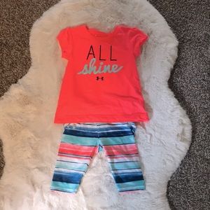 Under Armour capris outfit.